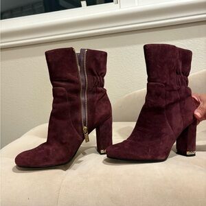 Michael Kors Rich Burgundy Ankle Boots